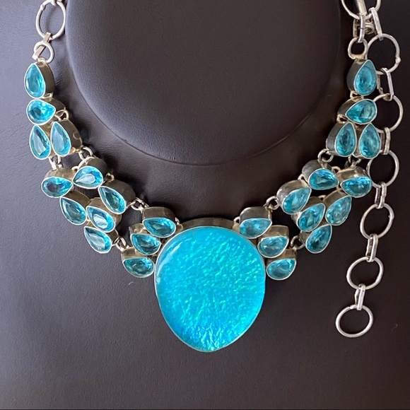 Turquois Statement Necklace - Picture 5 of 14